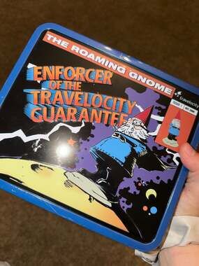 Travelocity The Roaming Gnome Enforcer of the Travelocity Guarantee Lunchbox